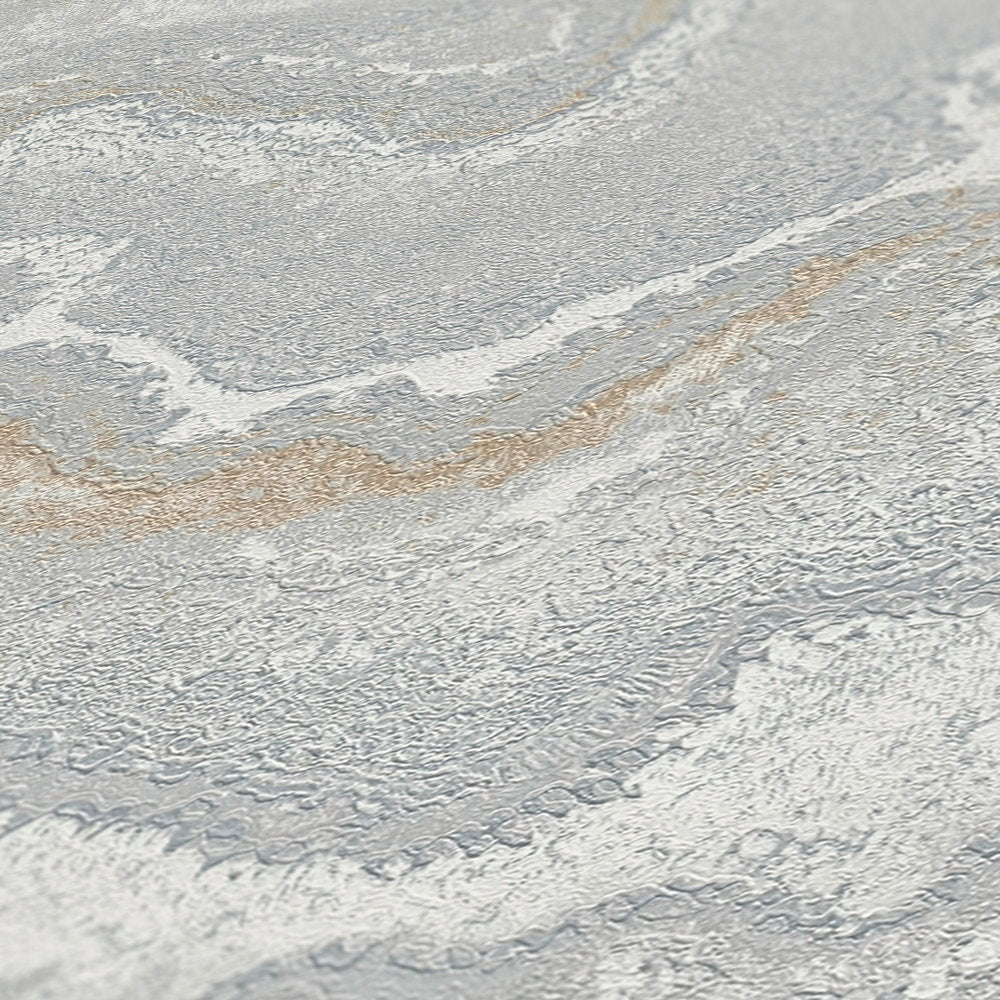 Close up of the surface texture of The Cobblestone Studio | Cream & Metallic Gold Luxe in cream & metallic gold