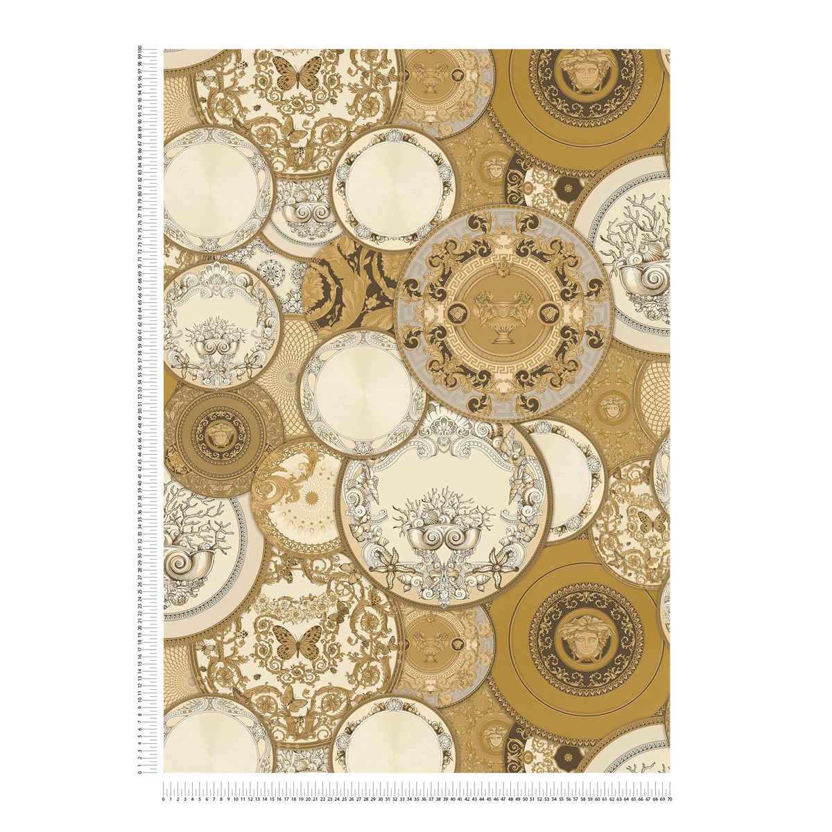The Filigree Medallion | Earthy Brown & Cream Luxe