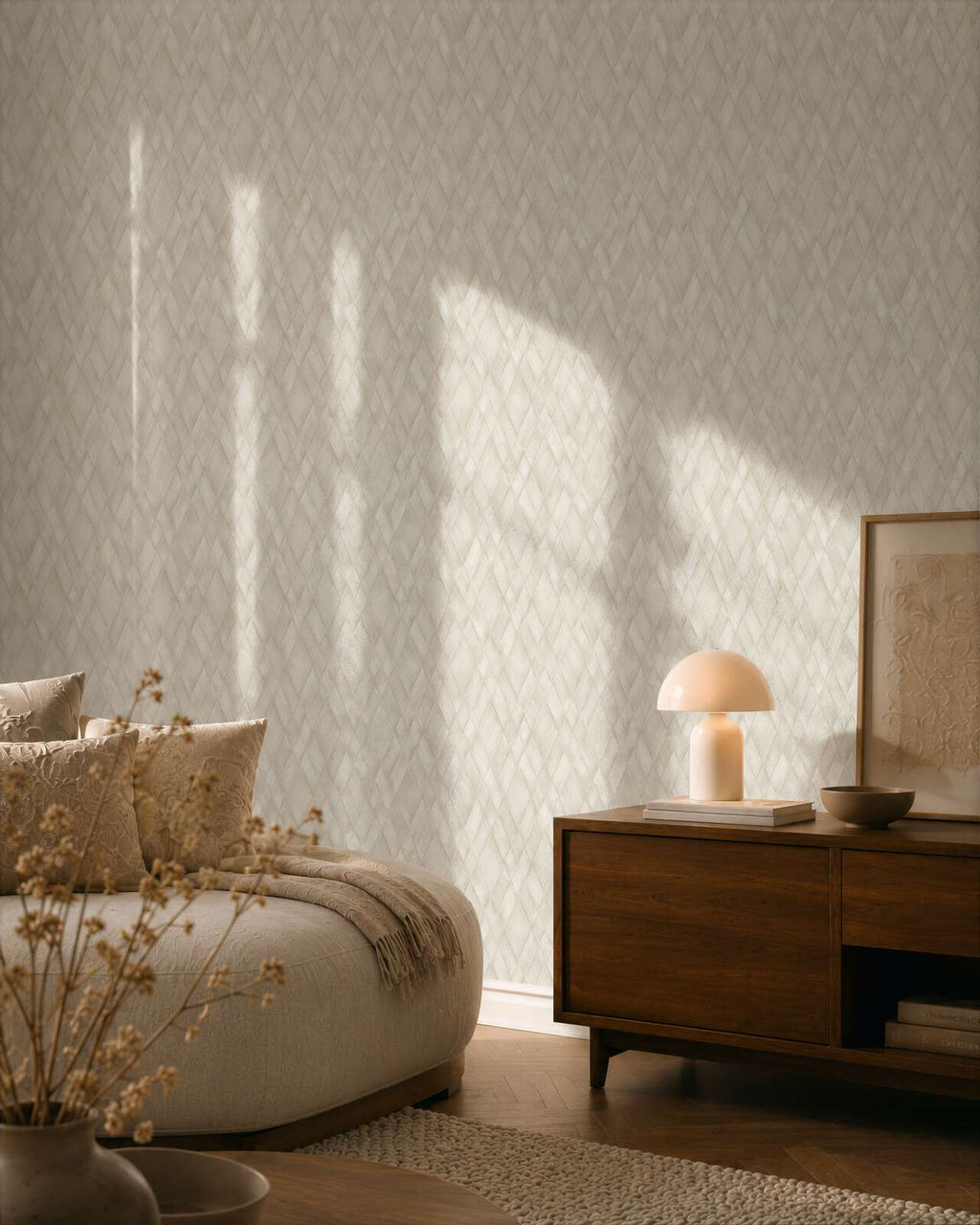 The Snow Nook | Smoked Grey & Luminous White Luxe