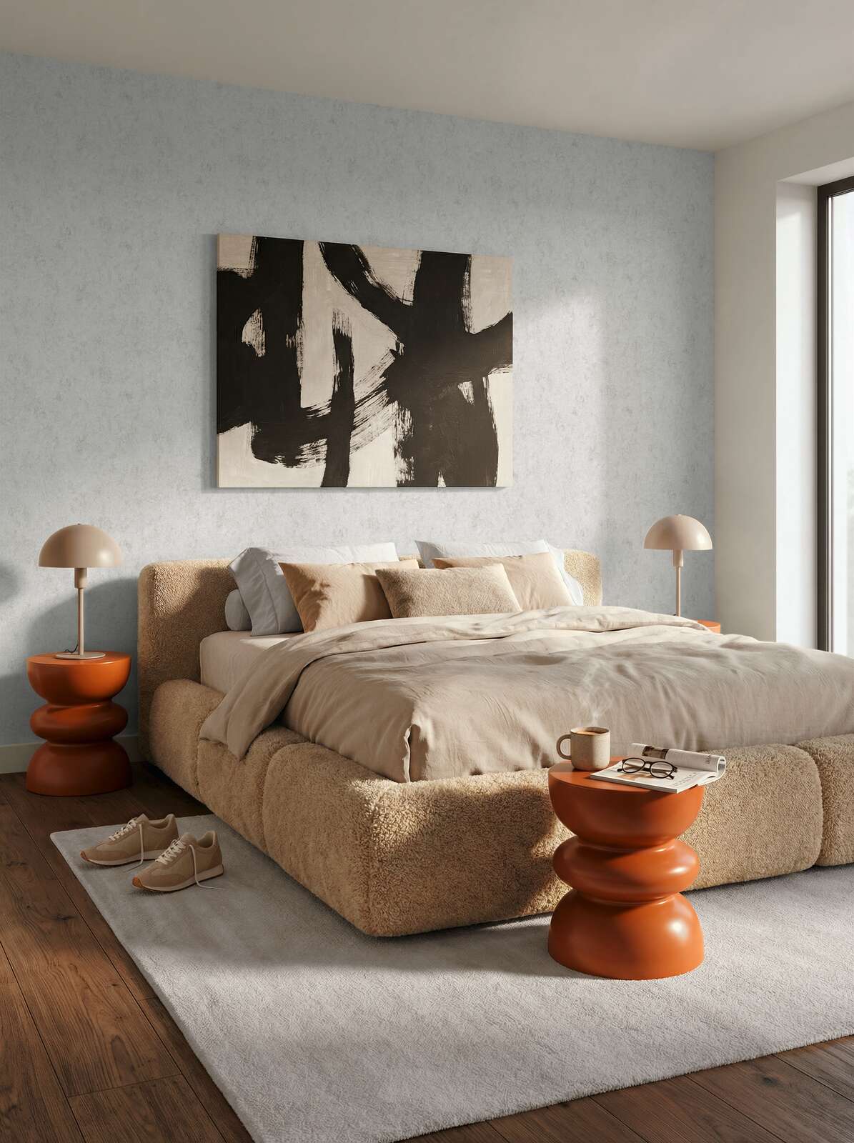 The Bamboo Court | Beige Warm Beige & Smoked Grey Luxe