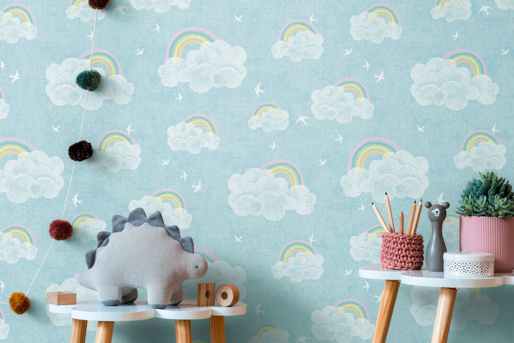 The Vellum Nursery | Azure & Kaleidoscope Luxe
