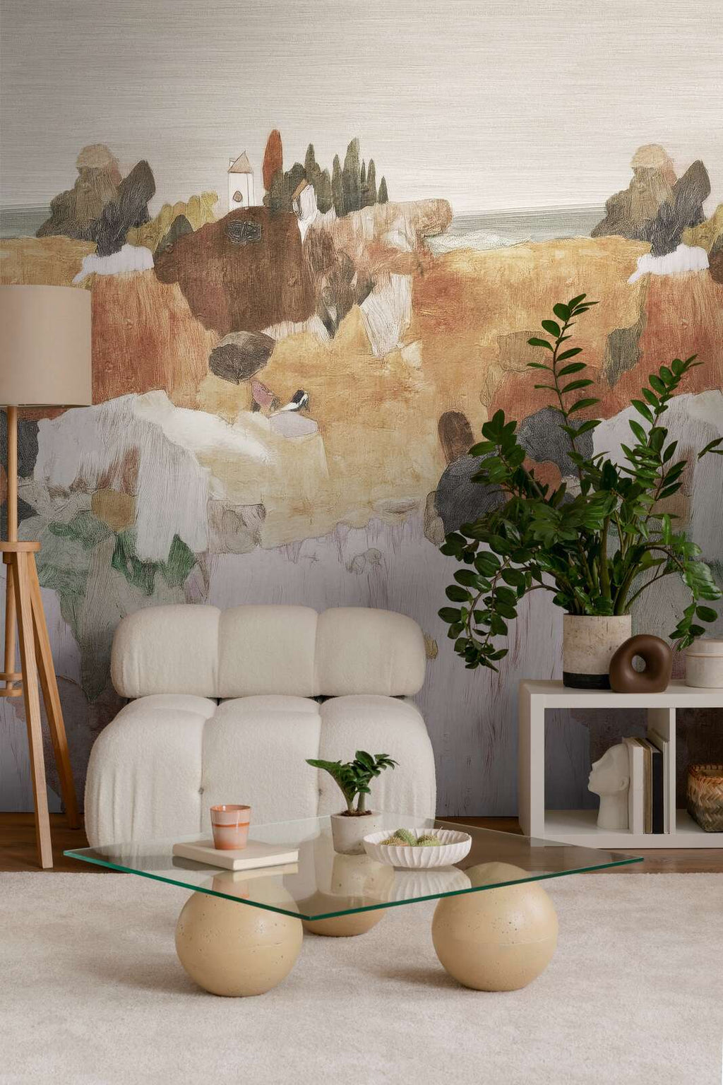 The Copper Portico | Warm Beige & Kaleidoscope Luxe