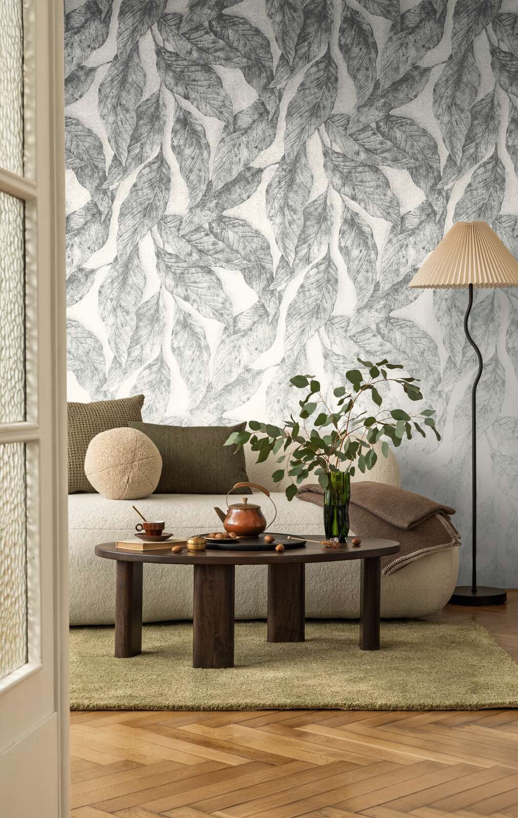The Lichen Hall | Smoked Grey & Luminous White Luxe