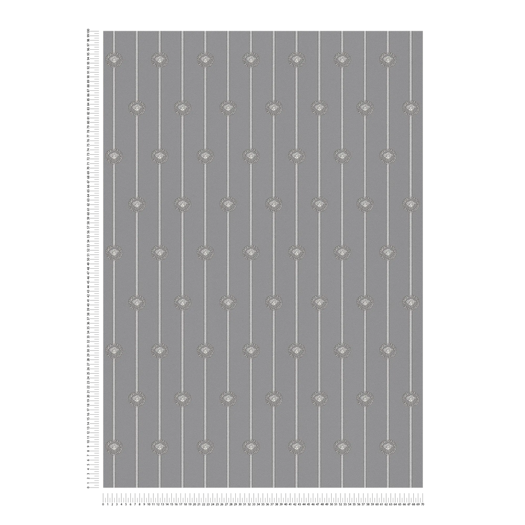 The Imperial Damask | Grey Smoked Grey Luxe