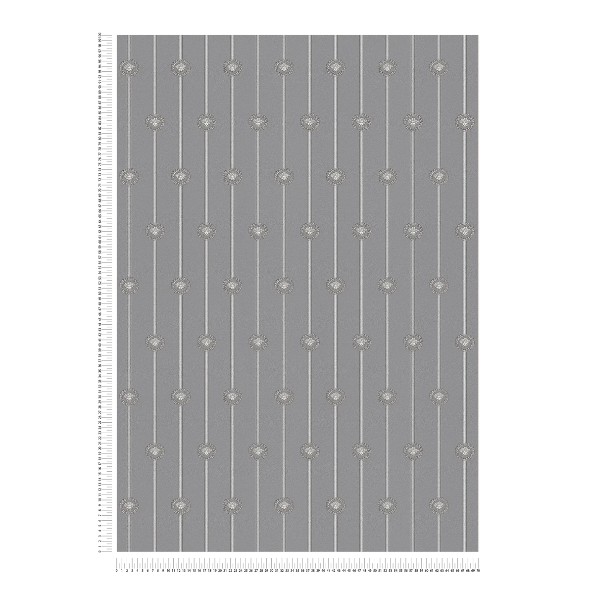 The Imperial Damask | Grey Smoked Grey Luxe