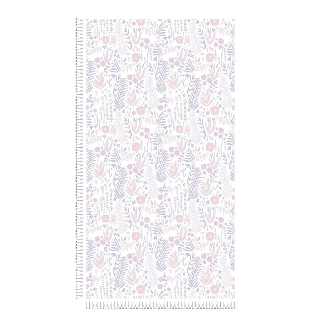 Full length view of the pattern drop of The Meander Court | Blush & Violet Luxe