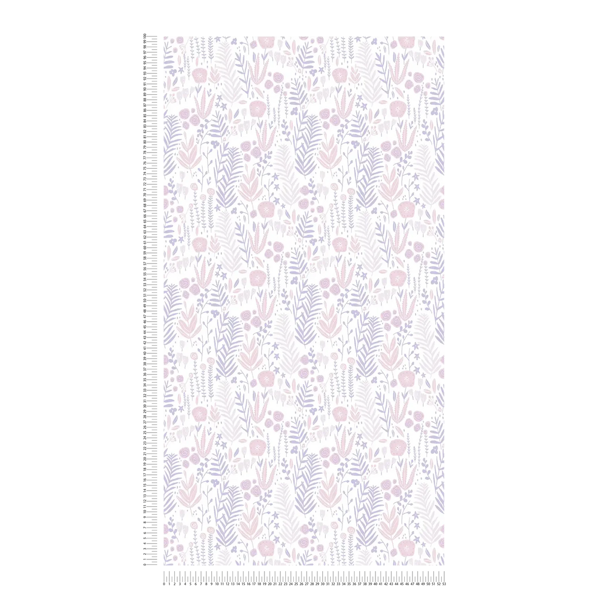 Full length view of the pattern drop of The Meander Court | Blush & Violet Luxe