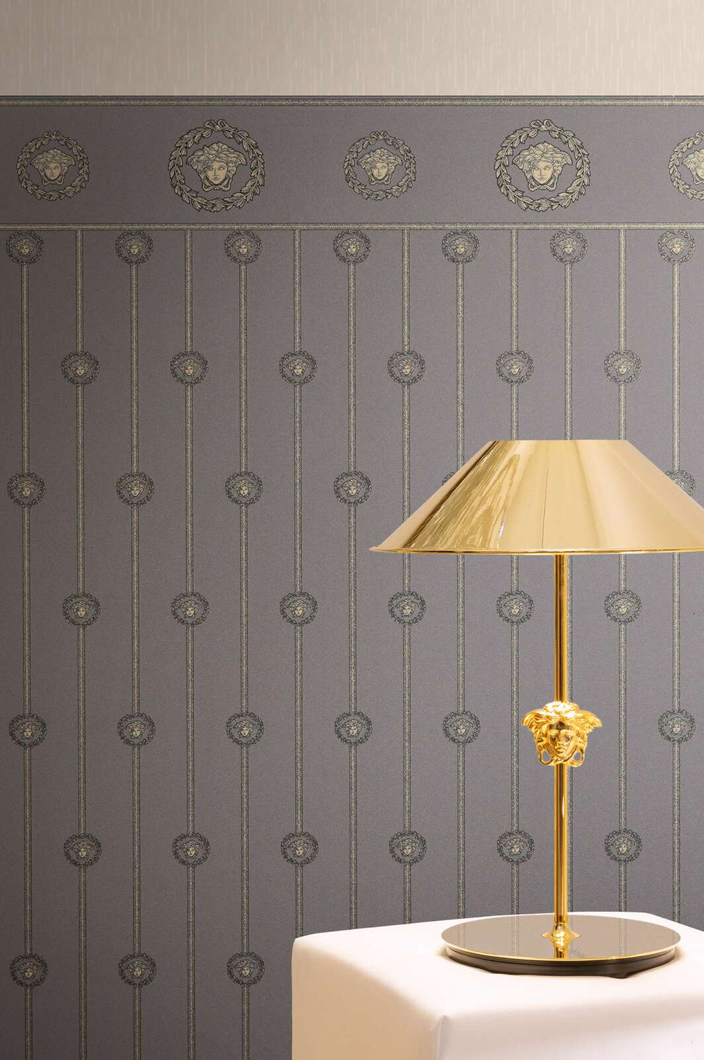 The Gilded Lattice | Grey Smoked Grey Luxe