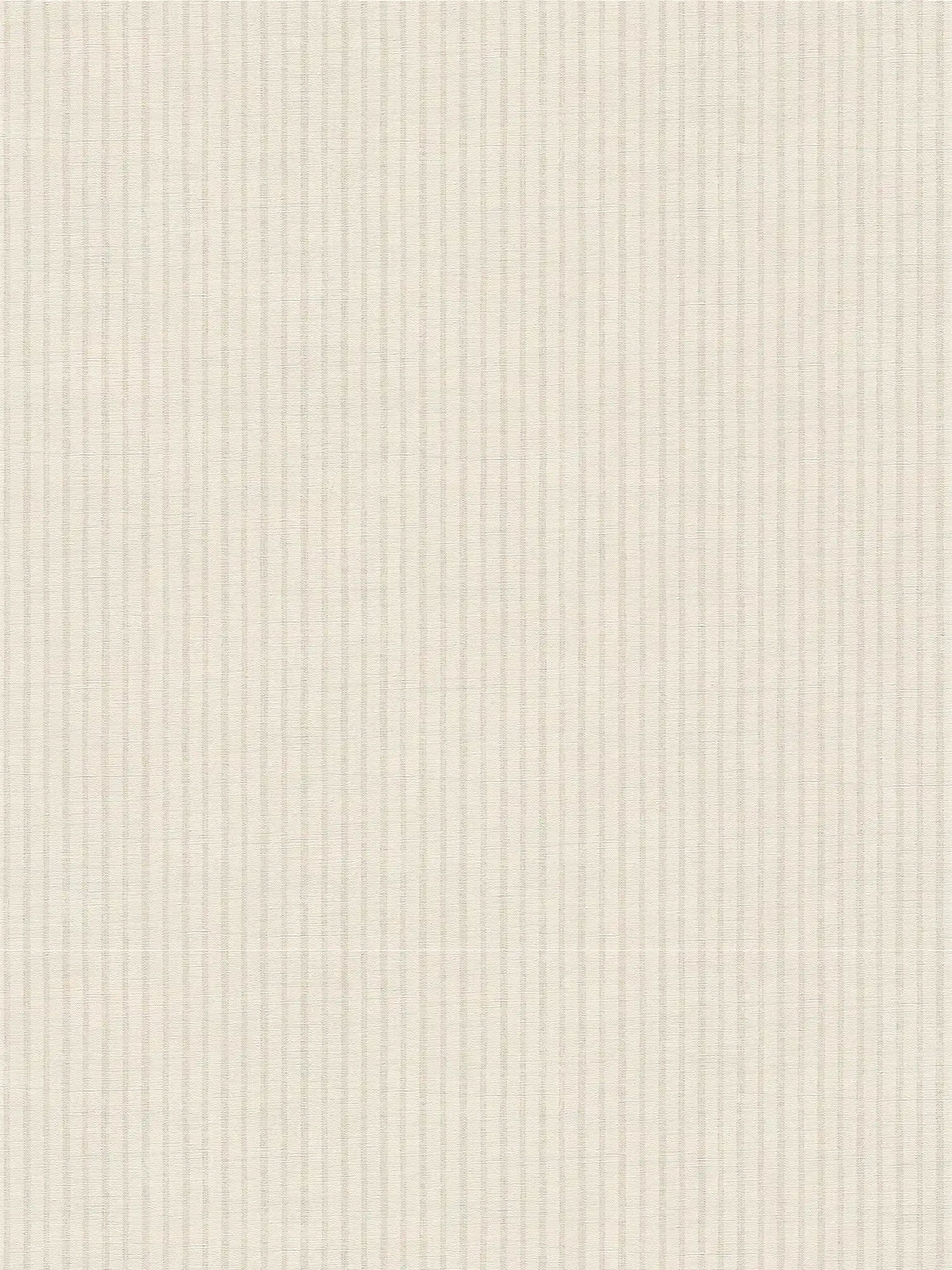 Flat view of the warm beige & cream pattern repeat of The Candy Stripe Atelier | Warm Beige & Cream Luxe