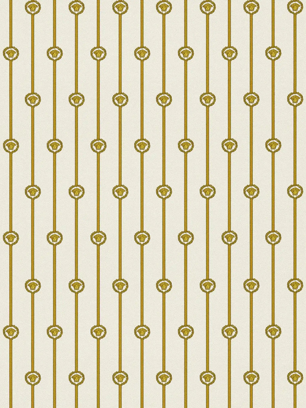 The Imperial Damask | Luminous White & Sun-Kissed Gold Luxe