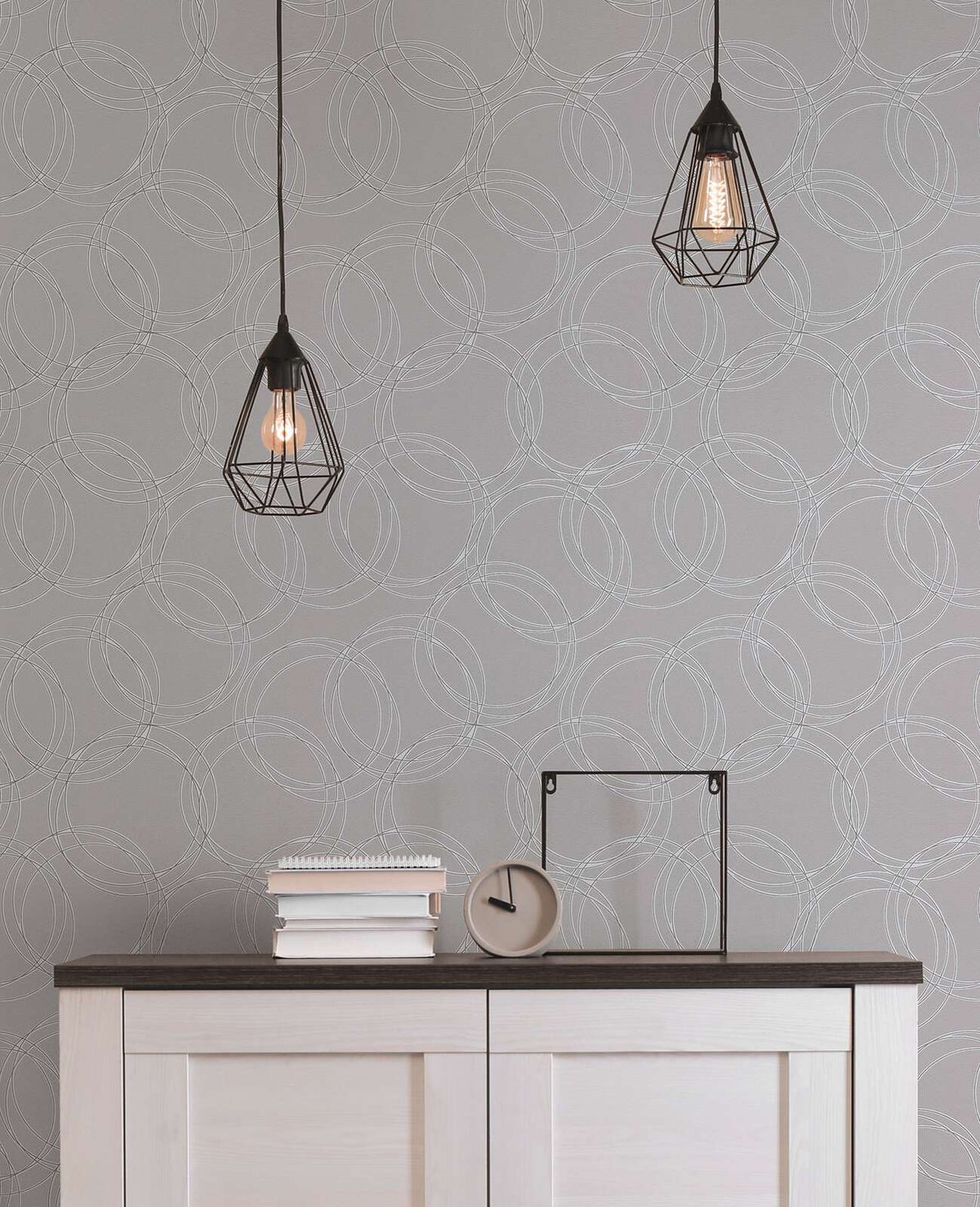 The Crimson Undercroft | Smoked Grey & Luminous White Luxe