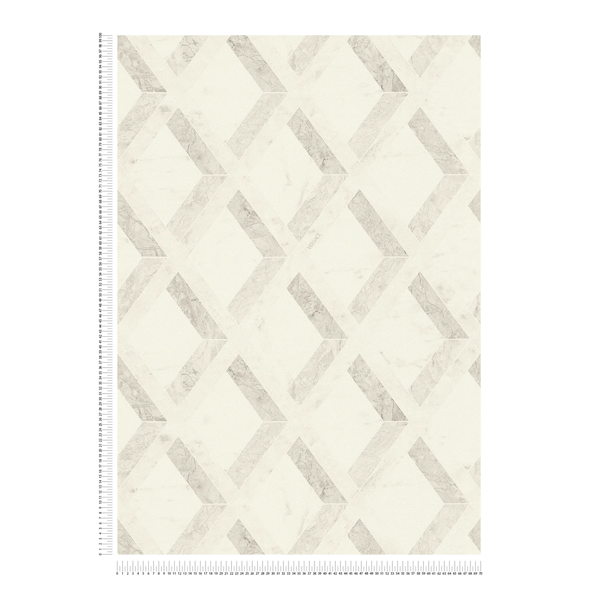 The Marble Lozenge | Cream & Smoked Grey Luxe