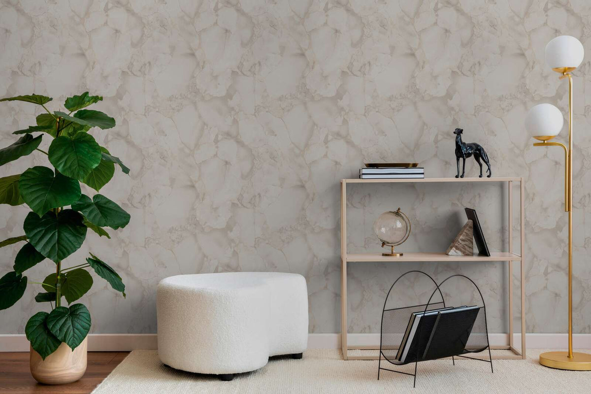 The Fossil Terrace | Cream & Luminous White Luxe