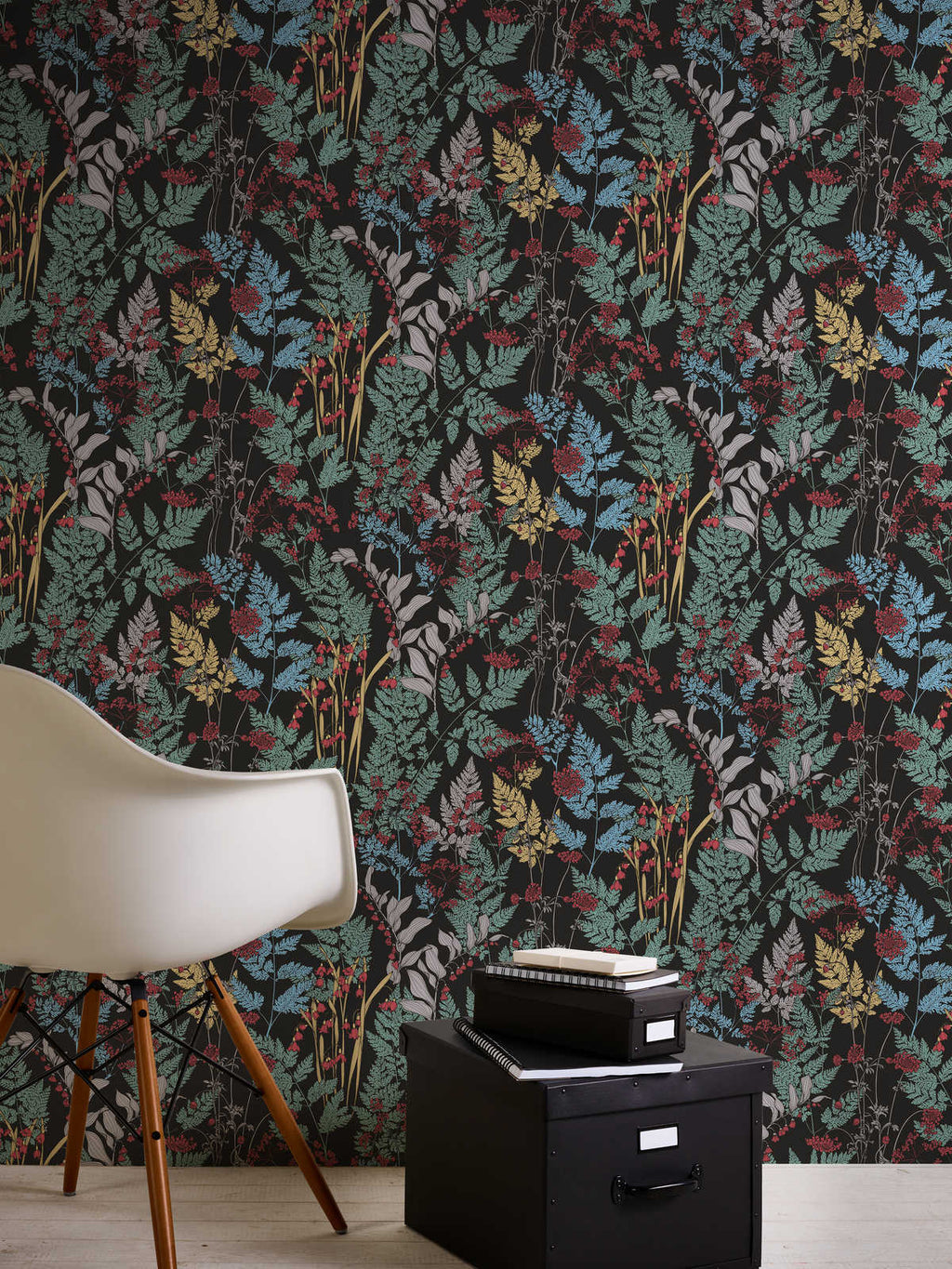 The Blush Atrium | Deep Black & Kaleidoscope Luxe