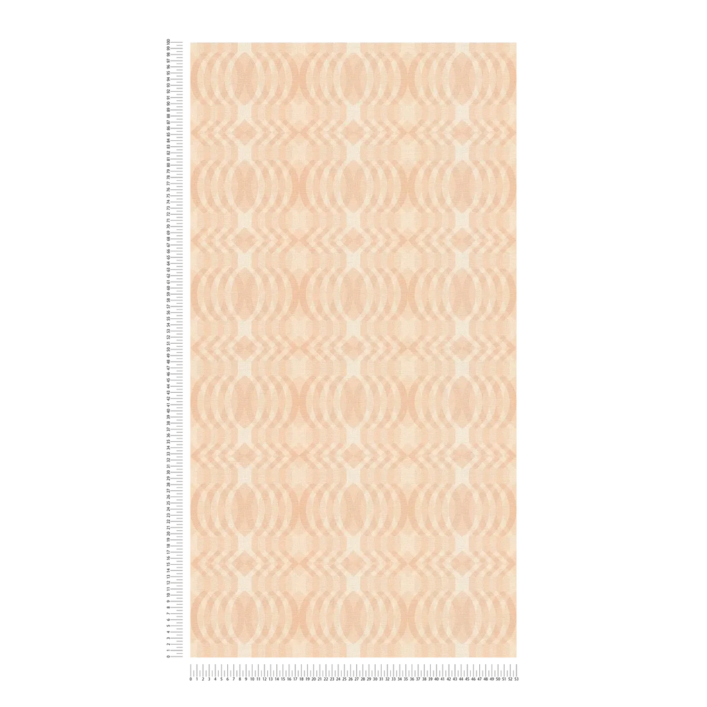 Full length view of the pattern drop of The Prism Passage | Warm Beige & Cream Luxe