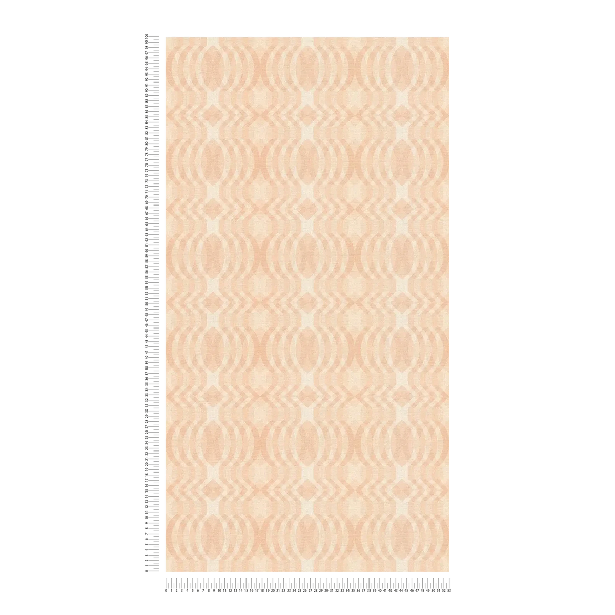 Full length view of the pattern drop of The Prism Passage | Warm Beige & Cream Luxe