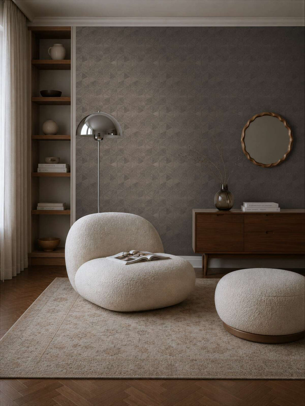 The Moss Verse | Earthy Brown & Smoked Grey Luxe