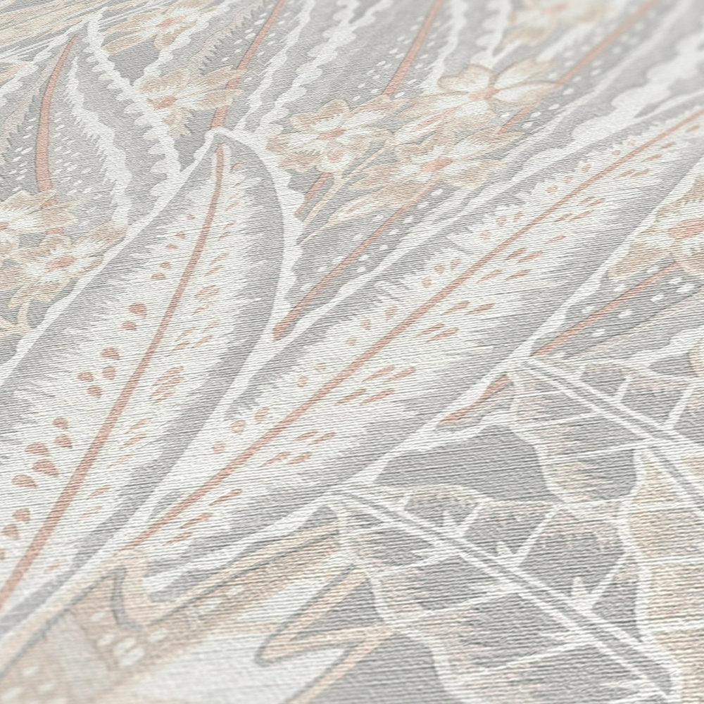 Close up of the surface texture of The Gentian Sitting Room | Warm Beige & Cream Luxe in warm beige & cream