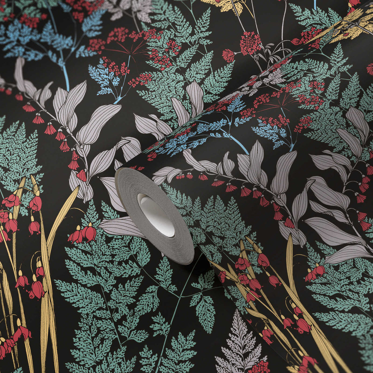 The Blush Atrium | Deep Black & Kaleidoscope Luxe