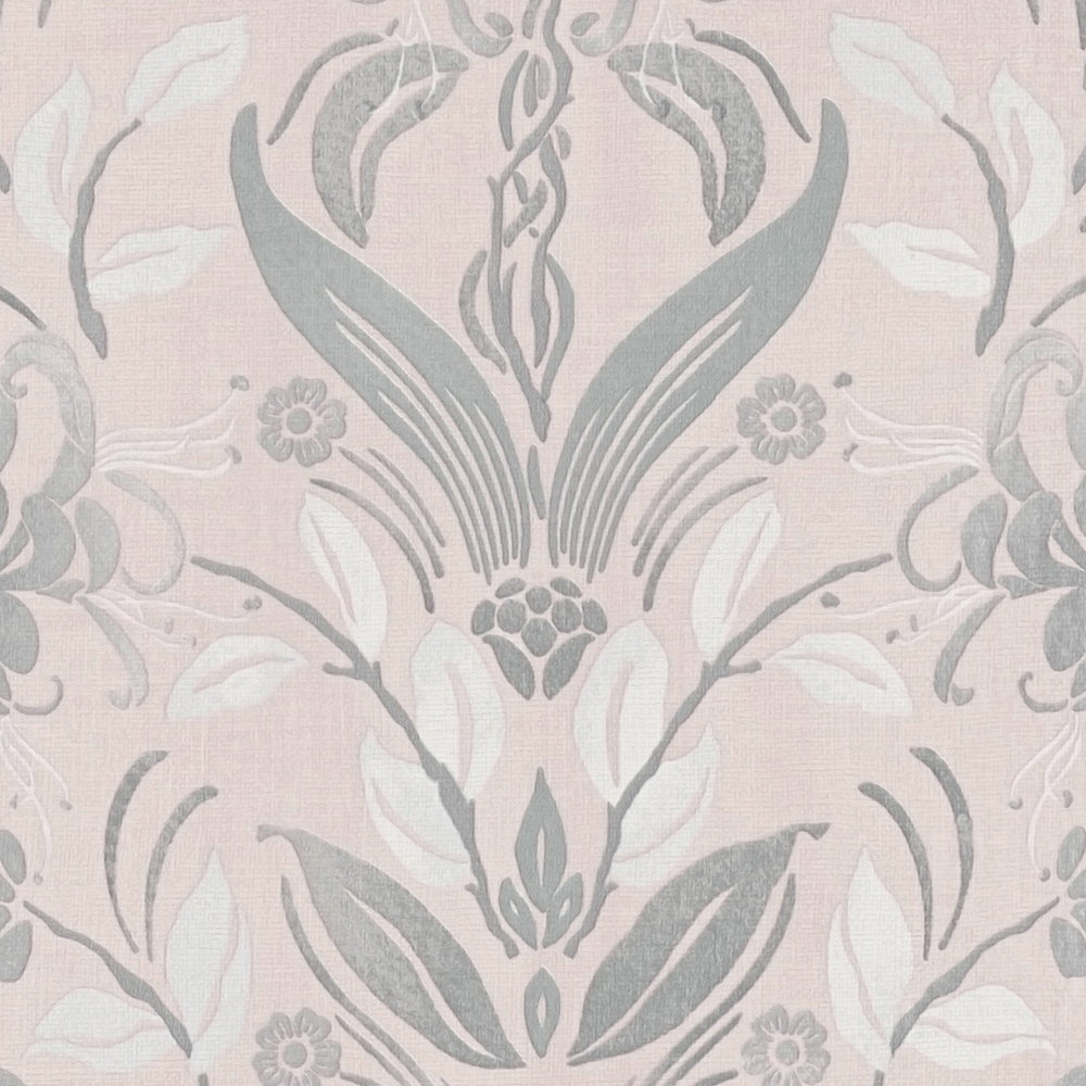 Detail of the design on The Nigella Garden Room | Smoked Grey & Blush Luxe, smoked grey & blush colourway