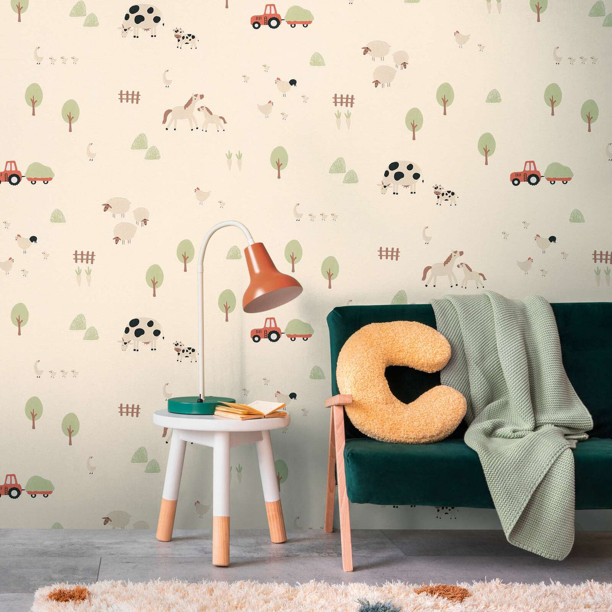The Silt Playroom | Beige Warm Beige & Sage Luxe