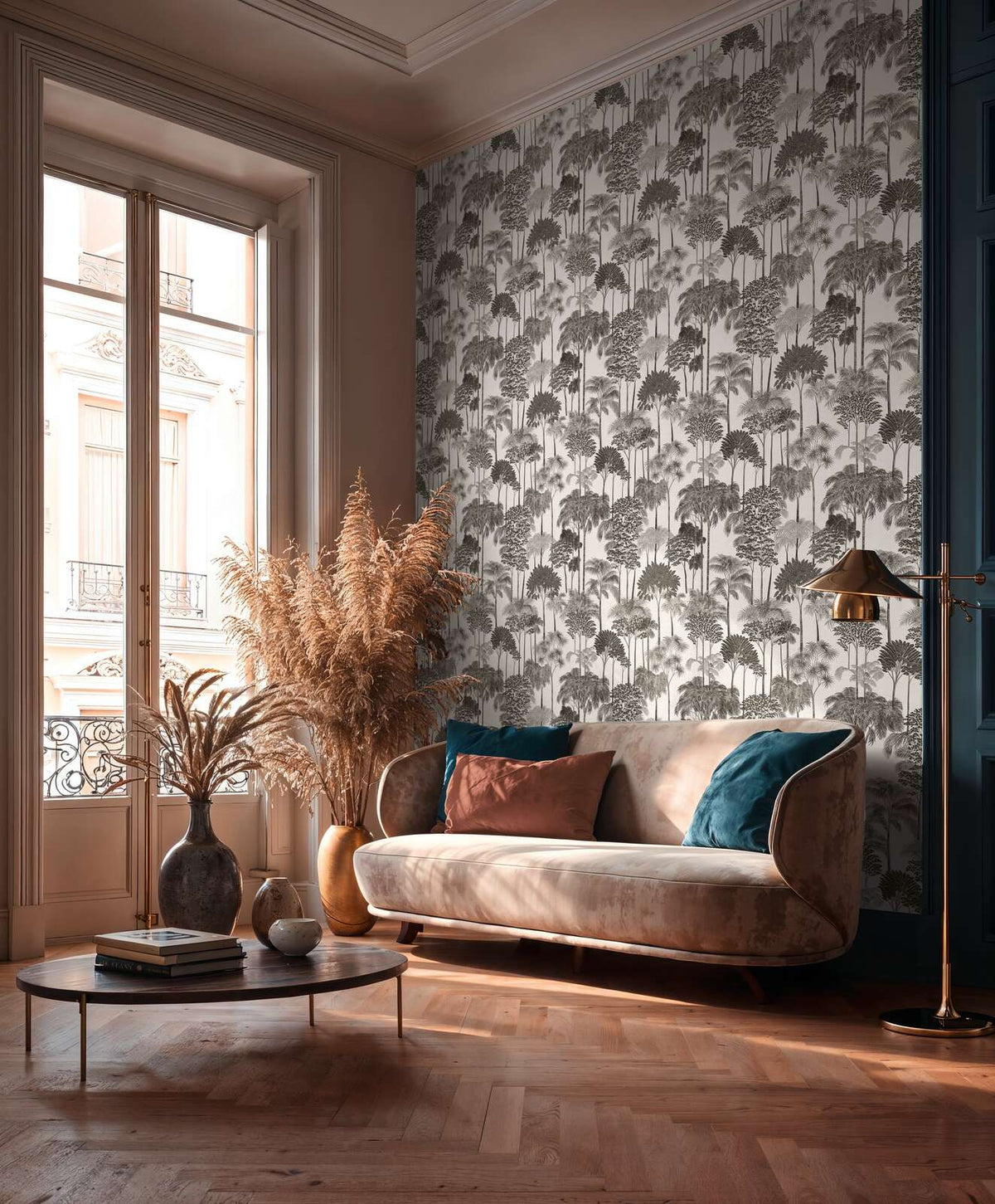 The Mauve Lavatorium | Deep Black & Smoked Grey Luxe