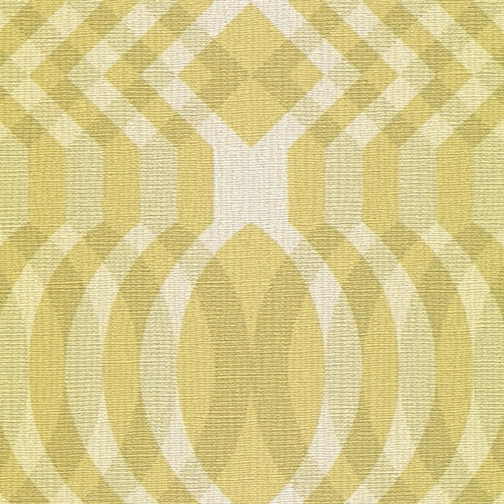 Close up of the surface texture of The Ogee Vestibule | Cream & Sage Luxe in cream & sage