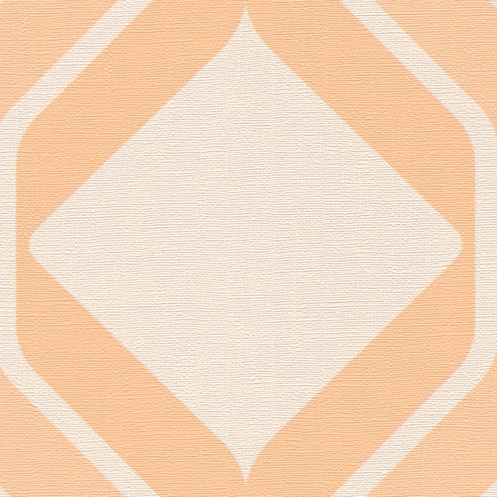 Close up of the surface texture of The Parquet Atrium | Warm Beige & Terracotta Luxe in warm beige & terracotta