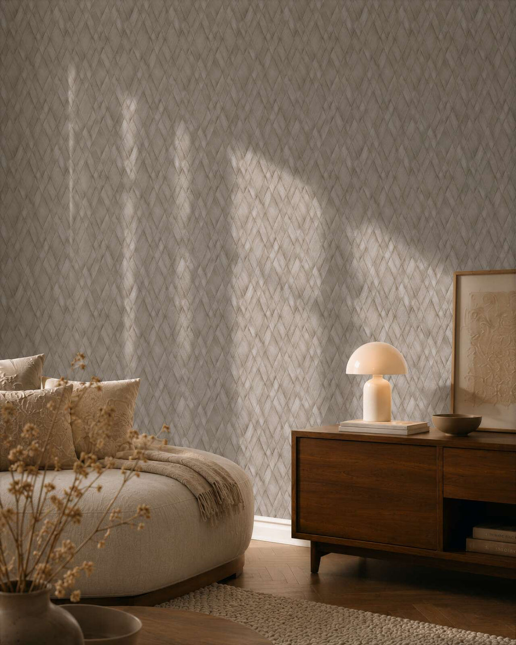 The Stone Cloister | Earthy Brown & Smoked Grey Luxe