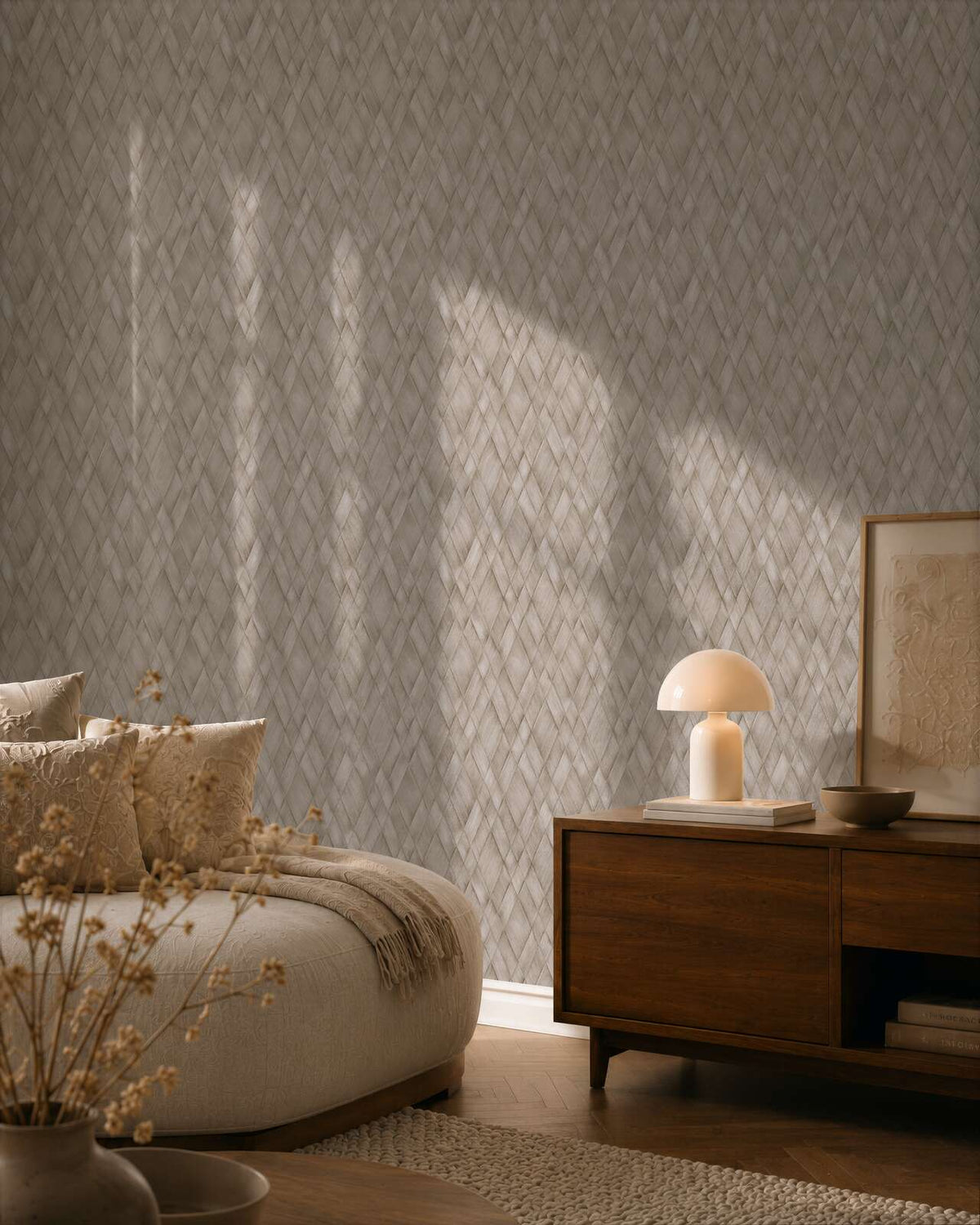 The Stone Cloister | Earthy Brown & Smoked Grey Luxe