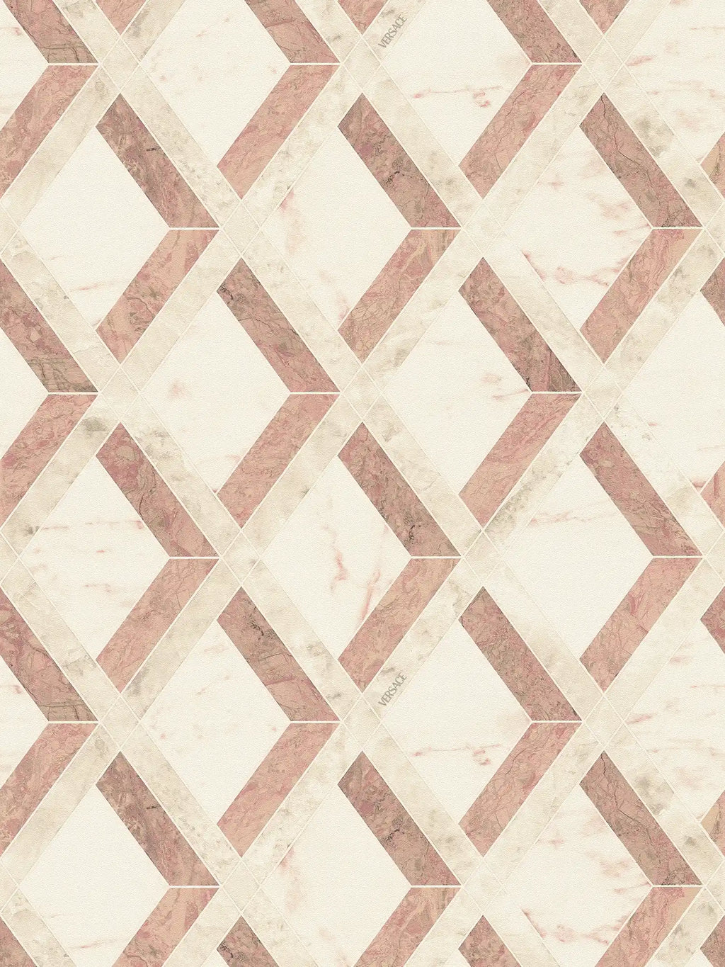 The Marble Lozenge | Cream & Blush Luxe