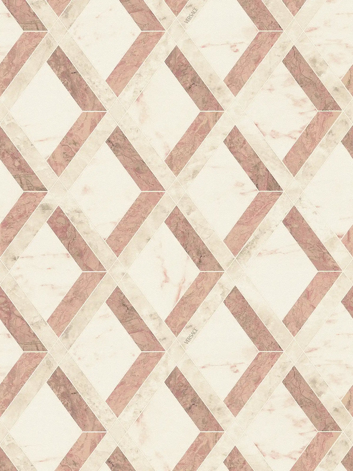 The Marble Lozenge | Cream & Blush Luxe
