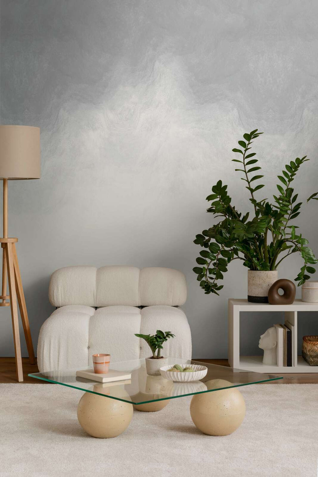 The Lilac Nook | Smoked Grey & Luminous White Luxe