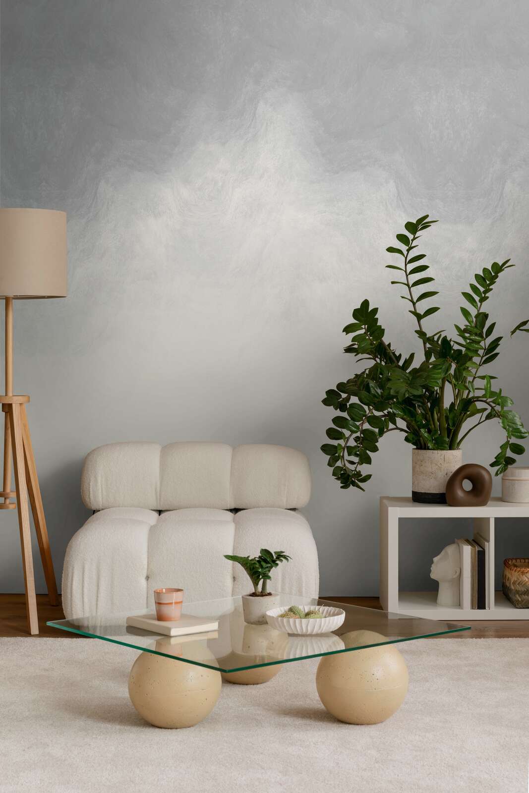 The Lilac Nook | Smoked Grey & Luminous White Luxe