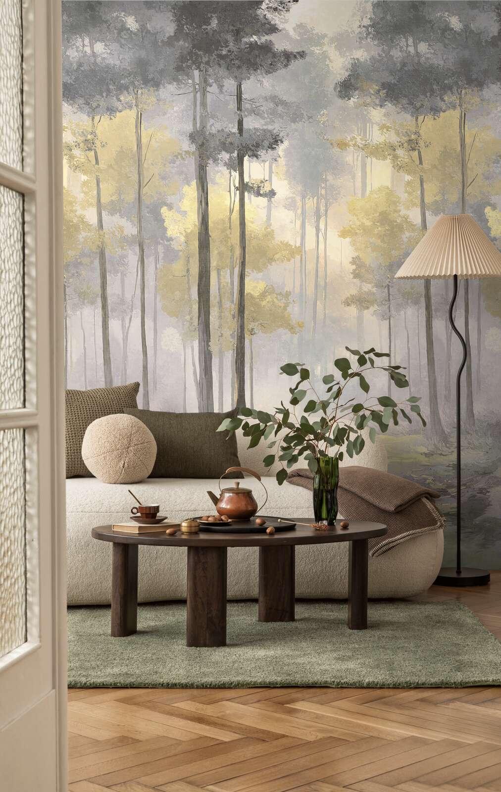 The Mocha Oratory | Smoked Grey & Sun-Kissed Gold Luxe