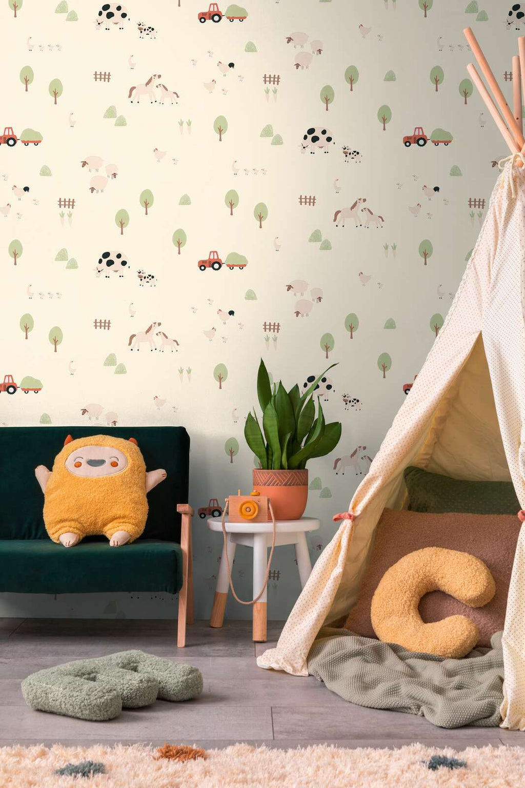 The Silt Playroom | Beige Warm Beige & Sage Luxe