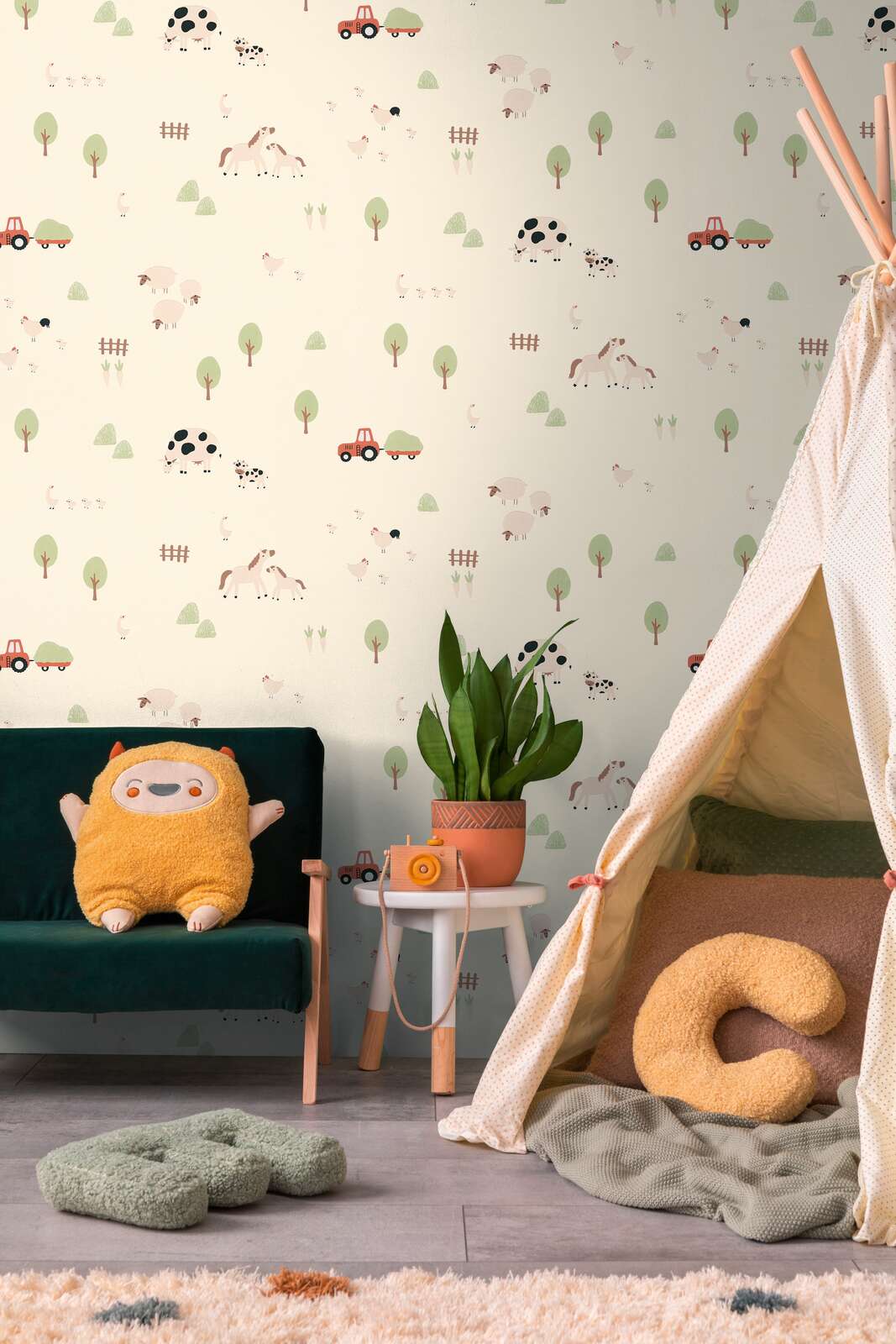 The Silt Playroom | Beige Warm Beige & Sage Luxe