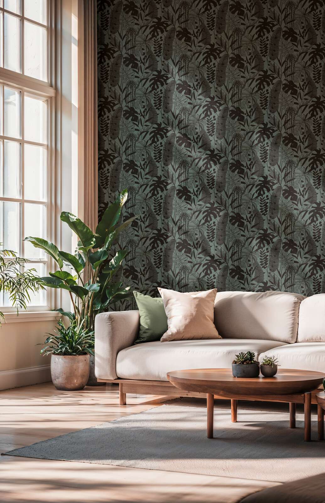 The Onyx Gazebo | Deep Black & Sage Luxe