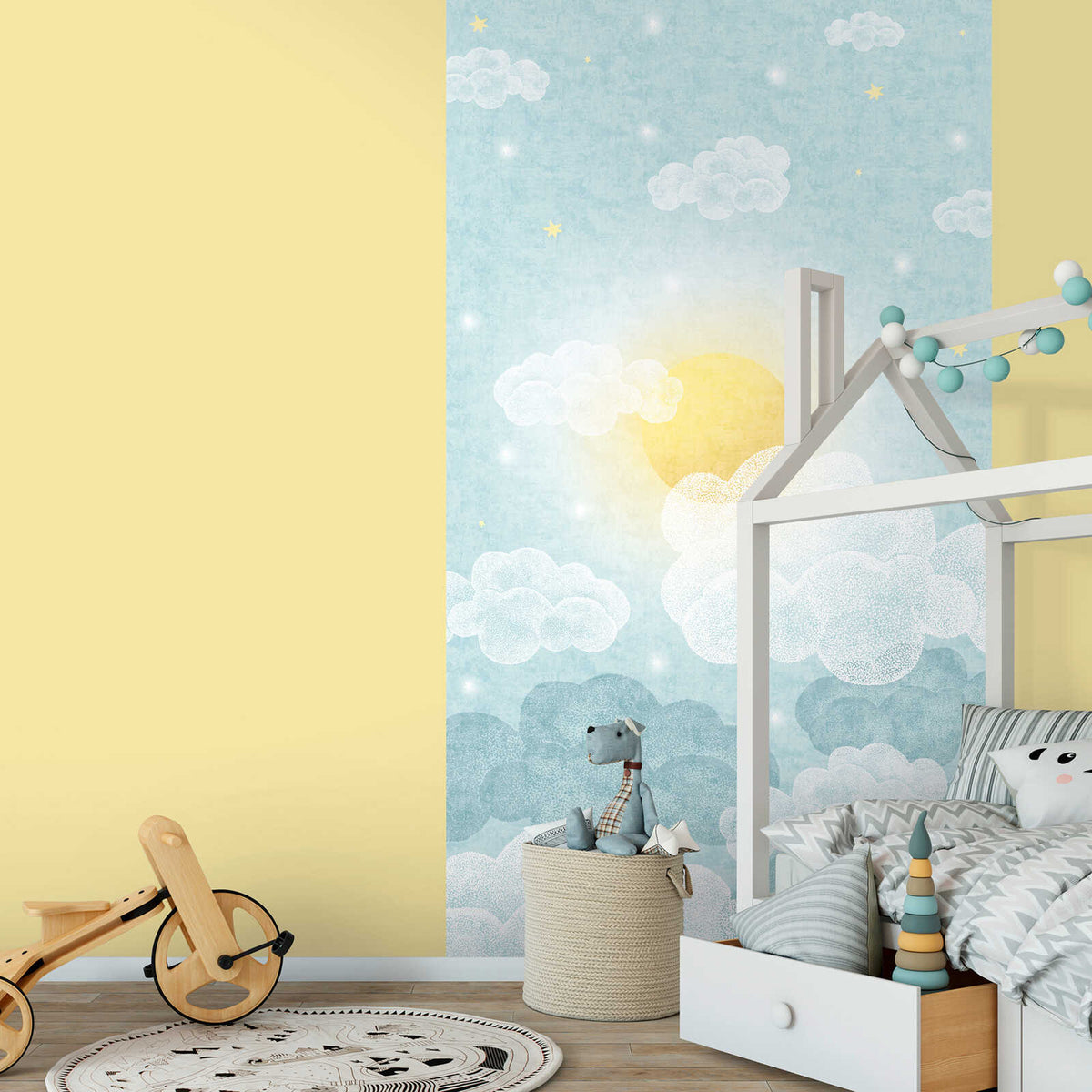 The Cloud Harbour | Azure & Luminous White Luxe