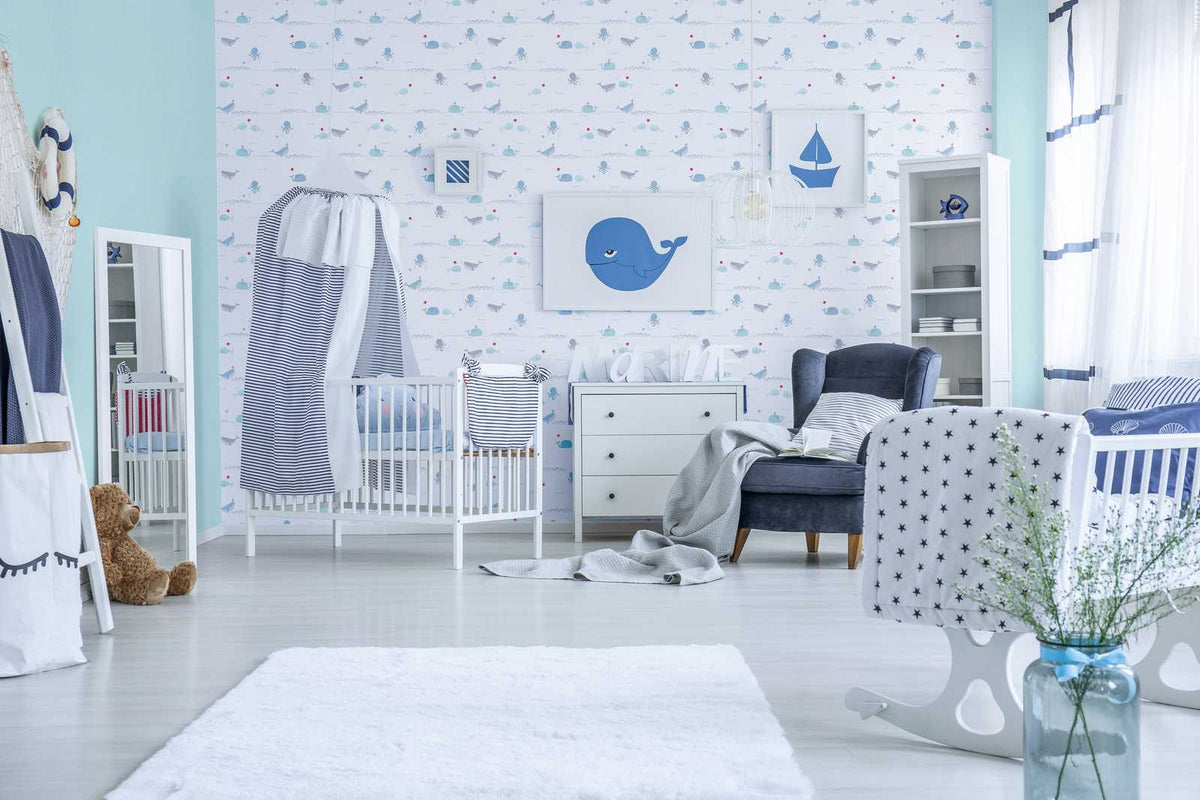 The Rowan Playroom | Azure & Smoked Grey Luxe