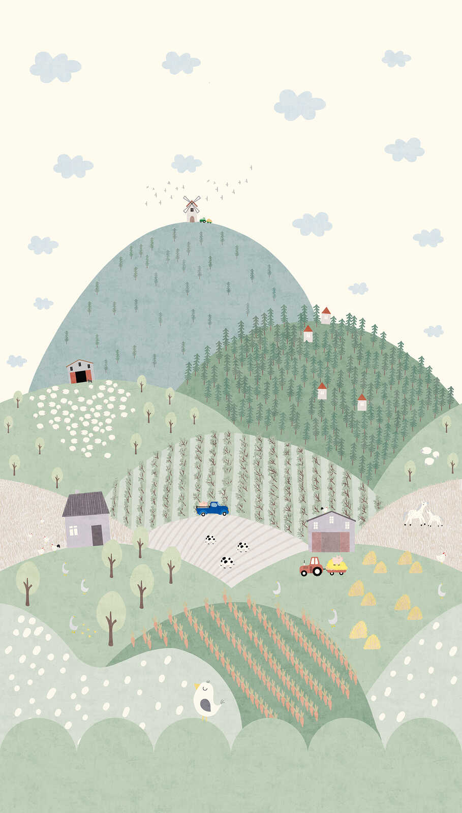 The Moss Carousel | Grey Green Nursery Luxe