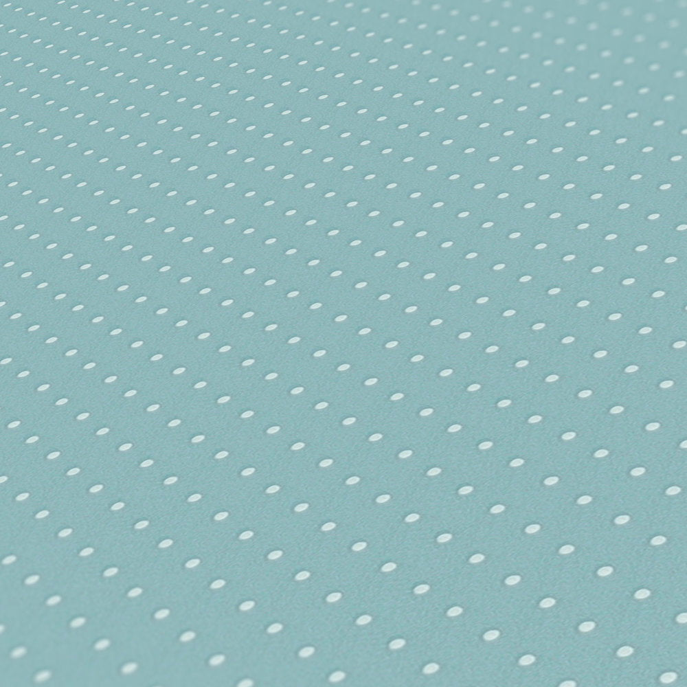 Close up of the surface texture of The Isometric Atrium | Azure & Sage Luxe in azure & sage