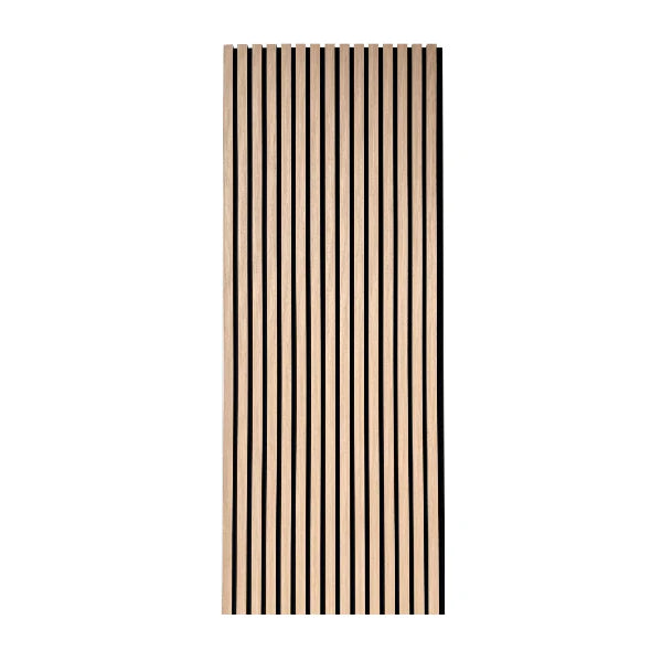 Light-Oak Acoustic Wall Panels