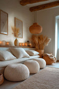 The Crimson Pavilion | Smoked Grey & Luminous White Luxe