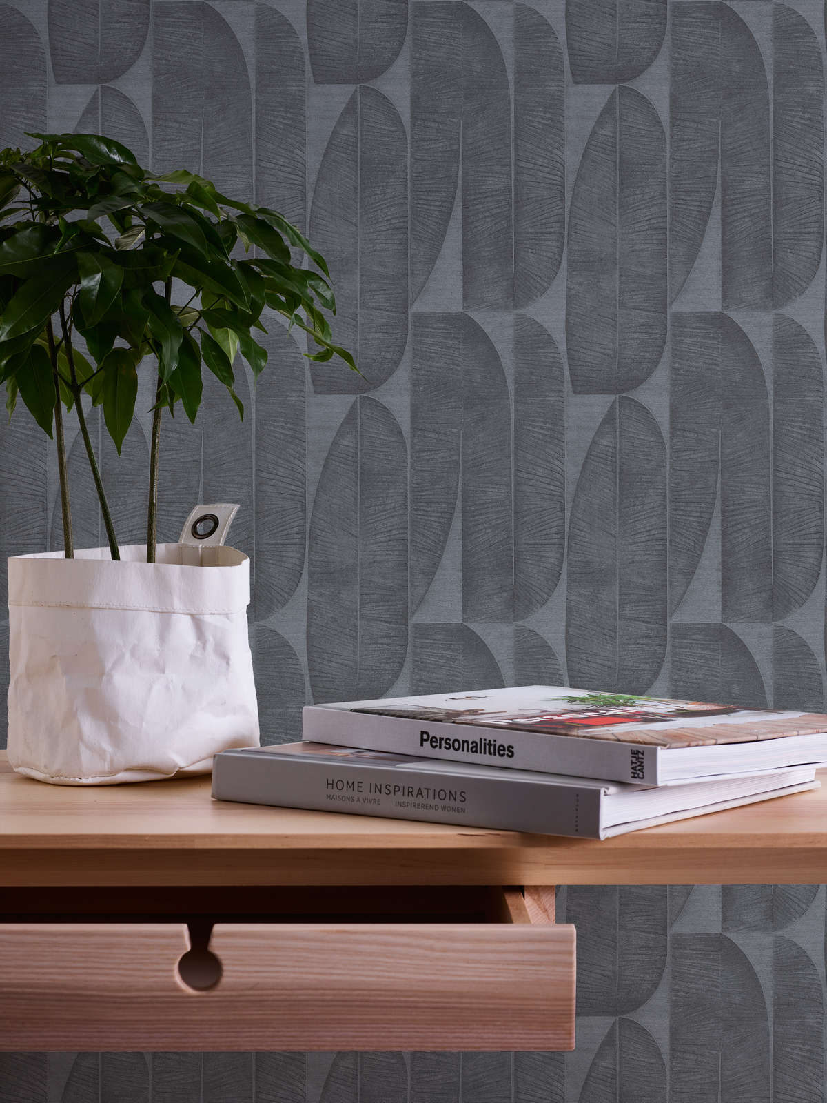 The Azure Ledger | Deep Black & Smoked Grey Luxe