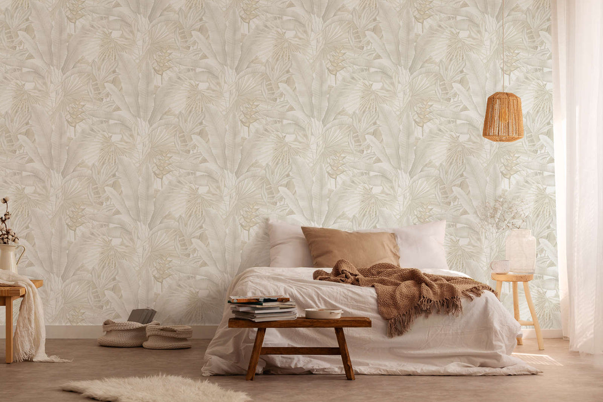 The Garden Etching | Warm Beige & Cream Luxe