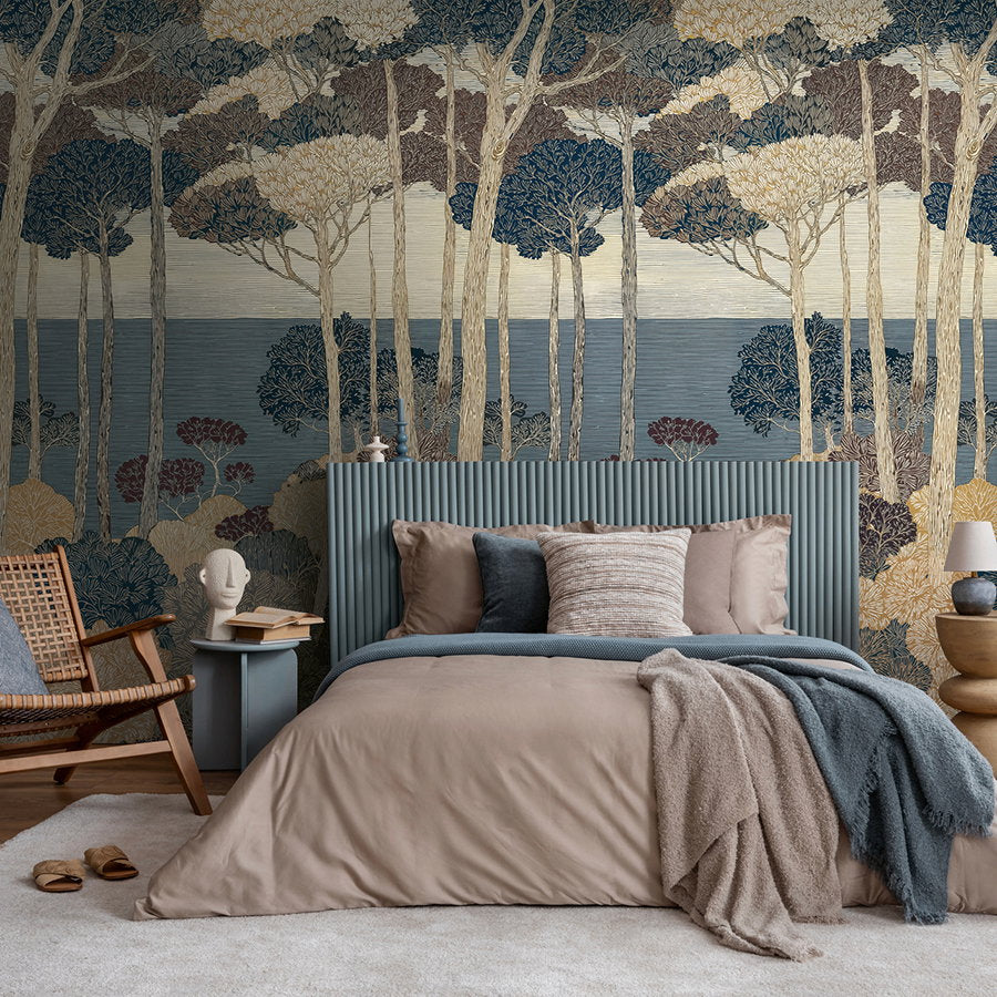 The Heather Cloister | Azure & Earthy Brown Luxe