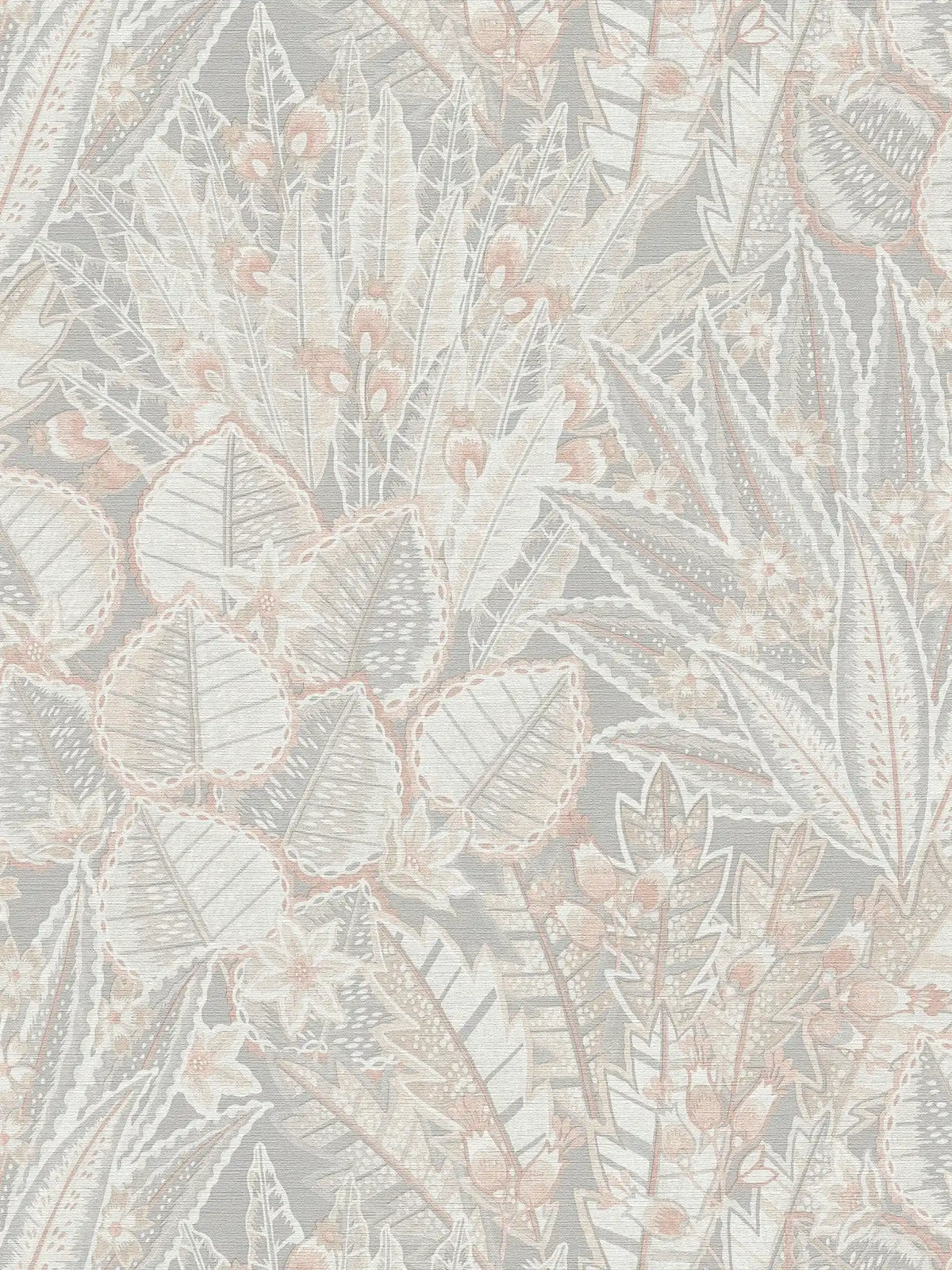 Flat view of the warm beige & cream pattern repeat of The Gentian Sitting Room | Warm Beige & Cream Luxe