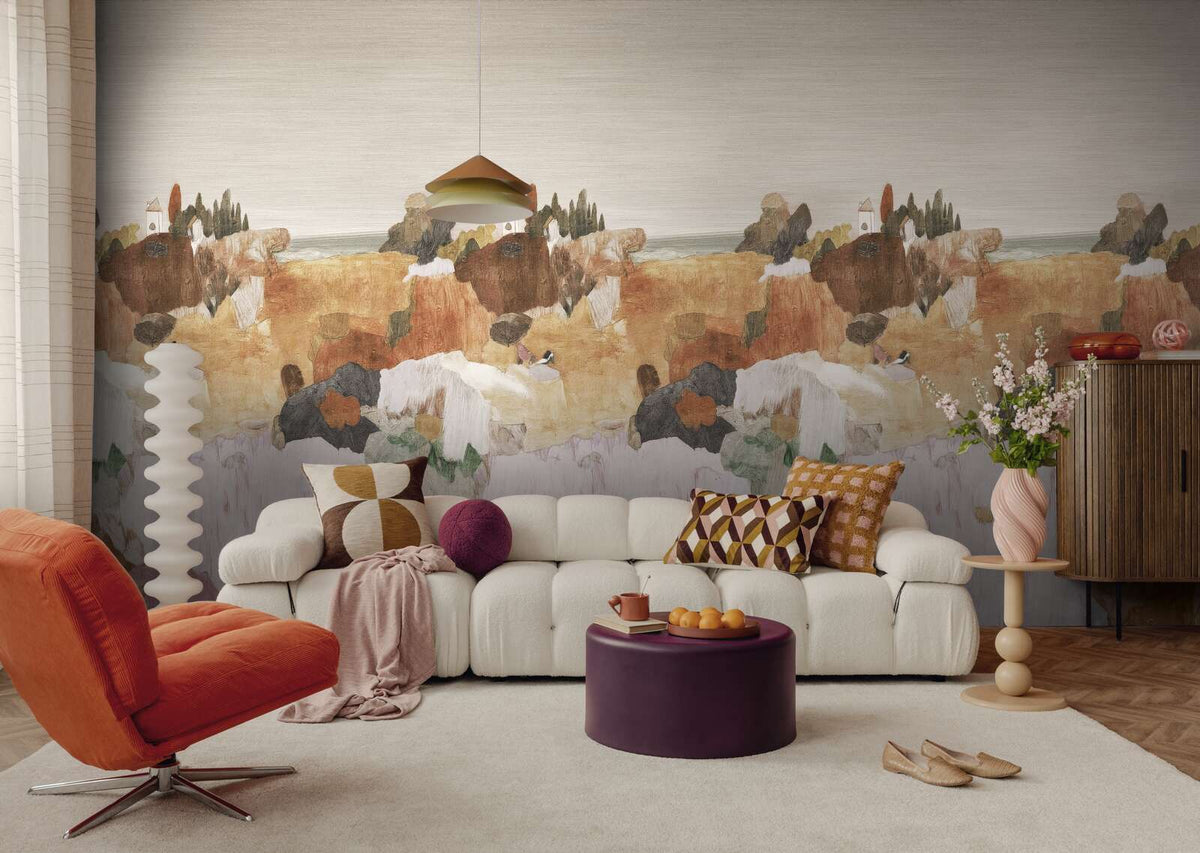 The Copper Portico | Warm Beige & Kaleidoscope Luxe