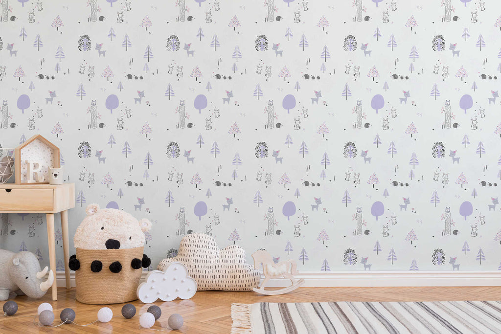The Hazel Playroom | Smoked Grey & Violet Luxe